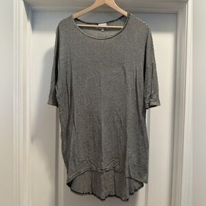 Black and White Striped Irma LuLaRoe Size S